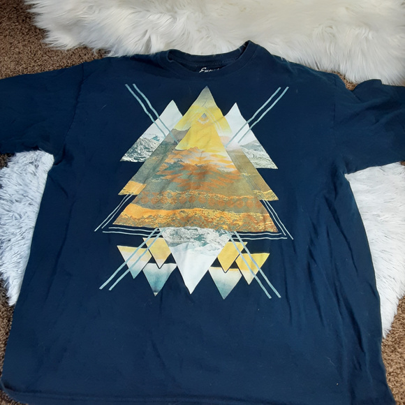 Empyre Other - Empyre Men's Geometric Pyramid Graphic T Shirt